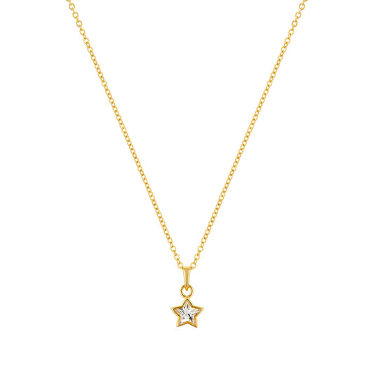 Divine Star Gold plated Sterling Silver Necklace-0